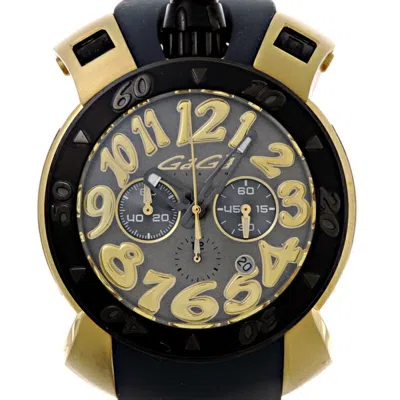 Pre-owned Gagà Milano Stainless Steel Wristwatch () In Multi