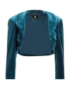 Gai Mattiolo Gm Woman Jacket Deep Teal Size 10 Polyester, Elastane In Green