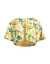 Gai Mattiolo Gm Woman Jacket Yellow Size 14 Polyester, Elastane
