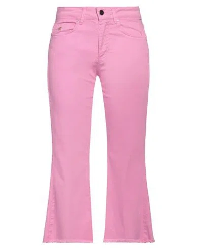 Gai Mattiolo Gm Woman Jeans Fuchsia Size 12 Cotton, Elastane