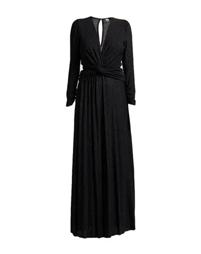 Gai Mattiolo Gm Woman Maxi Dress Black Size 12 Polyester, Elastane