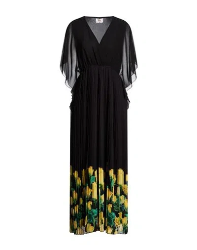 Gai Mattiolo Gm Woman Maxi Dress Black Size 16 Polyester