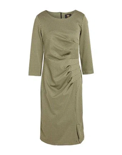 Gai Mattiolo Gm Woman Midi Dress Beige Size 10 Polyester, Polyamide, Elastane In Sand