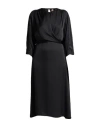 Gai Mattiolo Gm Woman Midi Dress Black Size 12 Polyester