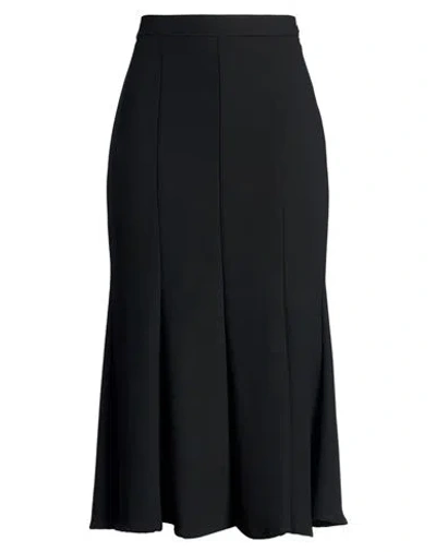 Gai Mattiolo Gm Woman Midi Skirt Black Size 12 Polyester