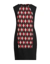 Gai Mattiolo Gm Woman Mini Dress Black Size 12 Viscose, Polyester, Elastane, Nylon In Black