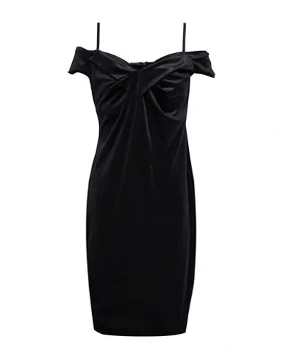 Gai Mattiolo Gm Woman Mini Dress Black Size 8 Polyester, Elastane
