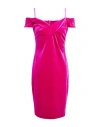 Gai Mattiolo Gm Woman Mini Dress Fuchsia Size 8 Polyester, Elastane In Pink