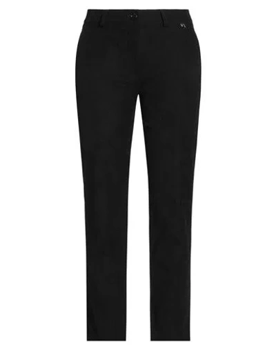 GAI MATTIOLO GAI MATTIOLO GM WOMAN PANTS BLACK SIZE 12 POLYESTER, ELASTANE
