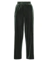 Gai Mattiolo Gm Woman Pants Dark Green Size 10 Polyester, Elastane