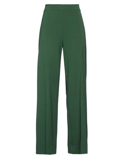 Gai Mattiolo Gm Woman Pants Dark Green Size 12 Polyester, Elastane