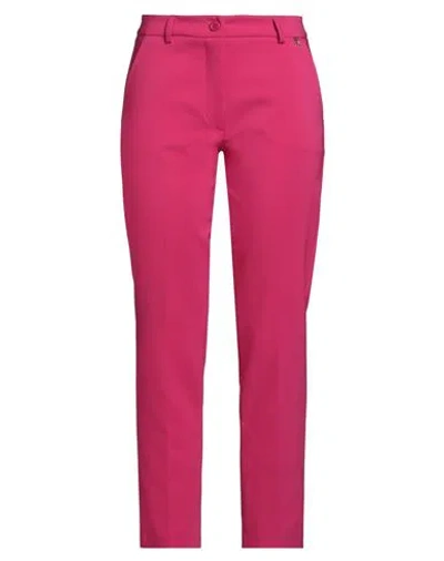 Gai Mattiolo Gm Woman Pants Fuchsia Size 12 Polyester, Elastane