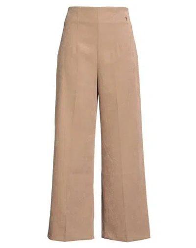 Gai Mattiolo Gm Woman Pants Sand Size 14 Polyester, Elastane In Neutral
