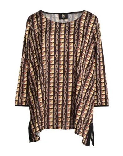 Gai Mattiolo Gm Woman Top Black Size 14 Polyester