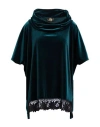 Gai Mattiolo Gm Woman Top Dark Green Size 10 Polyester, Elastane In Blue