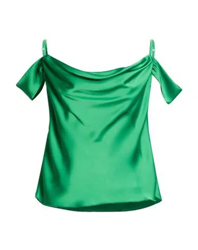 Gai Mattiolo Gm Woman Top Green Size 6 Polyester