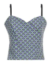Gai Mattiolo Gm Woman Top Green Size 6 Polyester, Elastane
