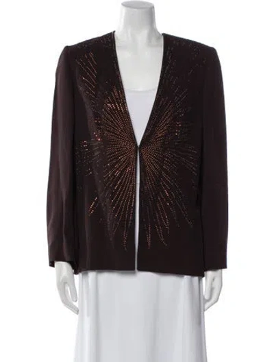 Pre-owned Gai Mattiolo Jacket In Brown