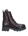 Gai Mattiolo Woman Ankle Boots Dark Brown Size 9 Soft Leather In Brown