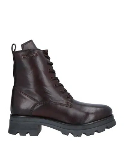Gai Mattiolo Woman Ankle Boots Dark Brown Size 9 Soft Leather