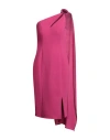 Gai Mattiolo Love To Love Woman Midi Dress Fuchsia Size 10 Polyester, Elastane In Pink