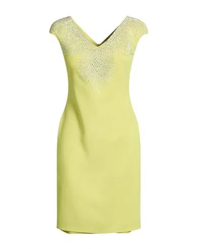 Gai Mattiolo Love To Love Woman Mini Dress Lime Green Size 6 Polyester