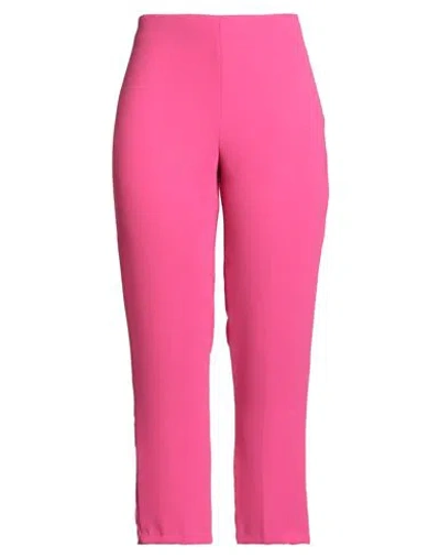 Gai Mattiolo Love To Love Woman Pants Fuchsia Size 14 Polyester In Pink