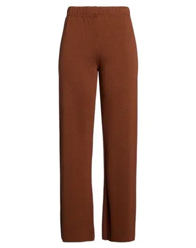 Gai Mattiolo Love To Love Woman Pants Tan Size S Wool, Acrylic In Brown