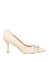Gai Mattiolo Love To Love Woman Pumps Cream Size 8 Synthetisches Material In White