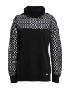 Gai Mattiolo Love To Love Woman Turtleneck Black Size L Wool, Acrylic