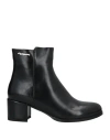 Gai Mattiolo Woman Ankle Boots Black Size 11 Polyurethane In Black