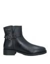 Gai Mattiolo Woman Ankle Boots Black Size 11 Soft Leather In Black