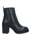 Gai Mattiolo Woman Ankle Boots Black Size 7 Soft Leather In Black