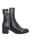 Gai Mattiolo Woman Ankle Boots Black Size 11 Textile Fibers In Black