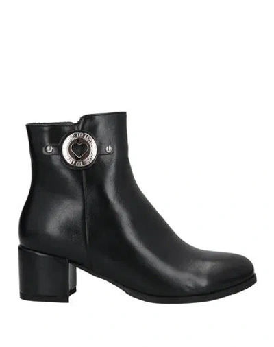 Gai Mattiolo Woman Ankle Boots Black Size 10 Textile Fibers