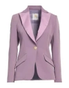 Gai Mattiolo Woman Blazer Lilac Size 4 Polyester, Elastane In Purple