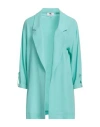 Gai Mattiolo Woman Blazer Turquoise Size 8 Polyester, Elastane In Blue