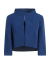 Gai Mattiolo Woman Jacket Blue Size 8 Polyester, Elastane