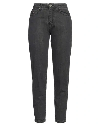 Gai Mattiolo Woman Jeans Black Size 6 Cotton, Elastane
