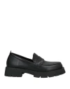 Gai Mattiolo Woman Loafers Black Size 11 Textile Fibers In Black