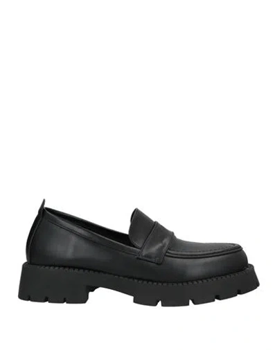 Gai Mattiolo Woman Loafers Black Size 11 Textile Fibers