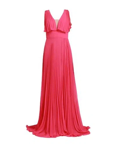 Gai Mattiolo Woman Maxi Dress Fuchsia Size 6 Polyester, Elastane In Pink