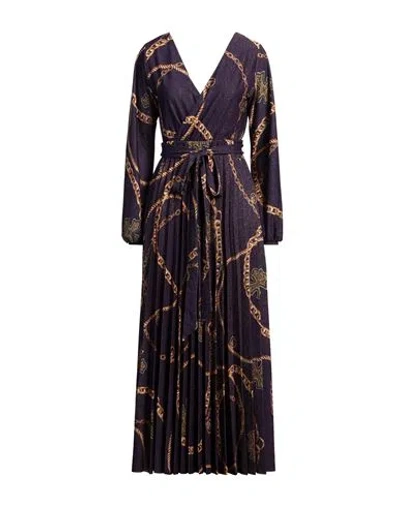 Gai Mattiolo Woman Maxi Dress Purple Size 10 Polyester, Nylon, Elastomultiester
