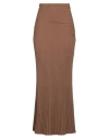 Gai Mattiolo Woman Maxi Skirt Camel Size S Polyamide, Viscose, Wool, Cashmere, Polyester In Beige
