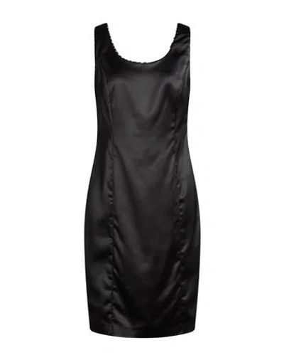 Gai Mattiolo Woman Midi Dress Black Size 14 Polyester, Elastane