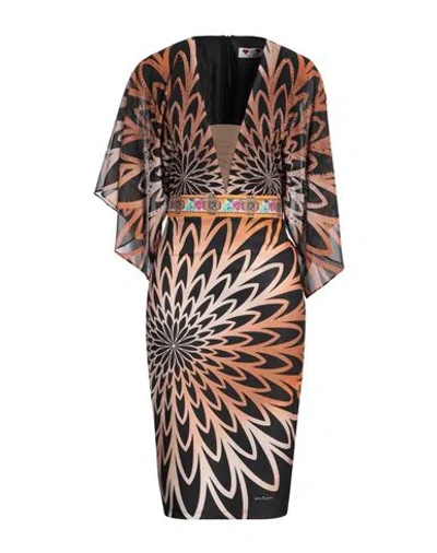 Gai Mattiolo Woman Midi Dress Black Size 6 Polyester, Lycra