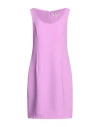 Gai Mattiolo Woman Midi Dress Mauve Size 14 Polyester In Purple