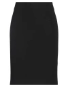 Gai Mattiolo Woman Midi Skirt Black Size 16 Polyester In Black