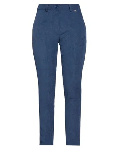 Gai Mattiolo Woman Pants Blue Size 14 Polyester, Elastane