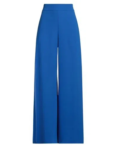 Gai Mattiolo Woman Pants Bright Blue Size 8 Polyester
